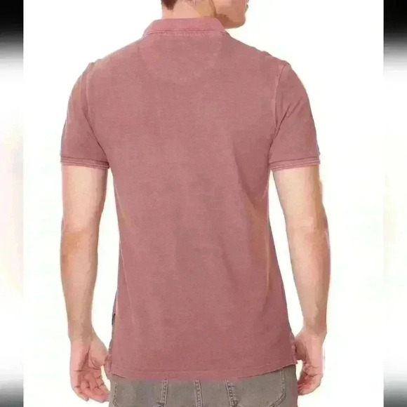 ONLY & SONS | Men's Brown Washed Onstravis Slim SS Cotton Polo - Picture 6 of 6